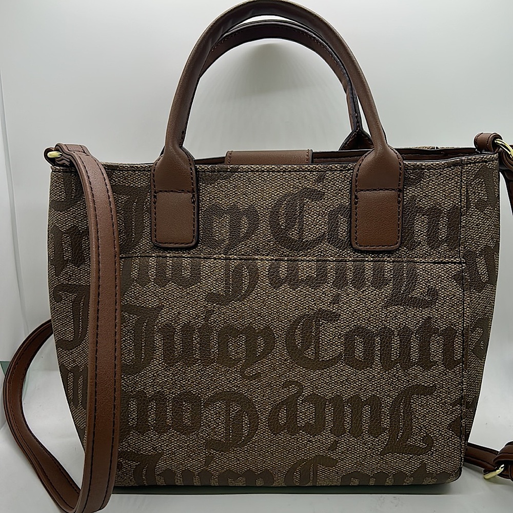 Juicy Couture NWT Super Cute Chestnut Chino Change Of Heart Mini Tote Purse Bag - Picture 2 of 6